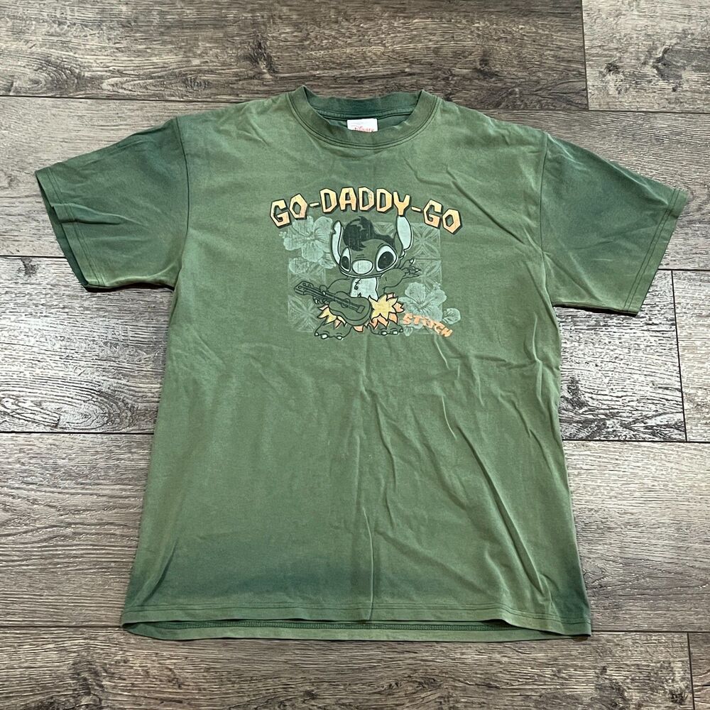 RARE! Perfectly Faded Vintage Disney Store Lilo And Stitch Go-Daddy-Go Medium